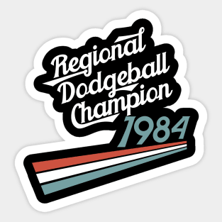 Dodgeball 80s Nostalgia Sticker